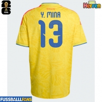 Kolumbien Yerry Mina #13 Heimtrikot EM 2024 Kurzarm
